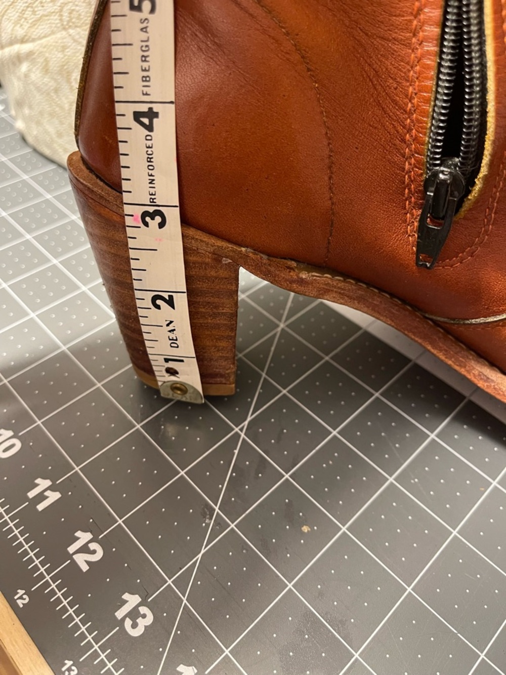 Vintage Women's Dingo Tall Brown Leather Riding Boots - Picture 11 of 11